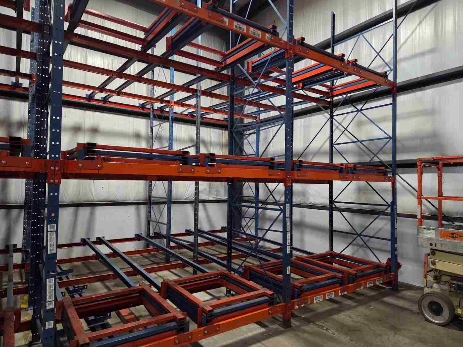 PUSH BACK RACKING